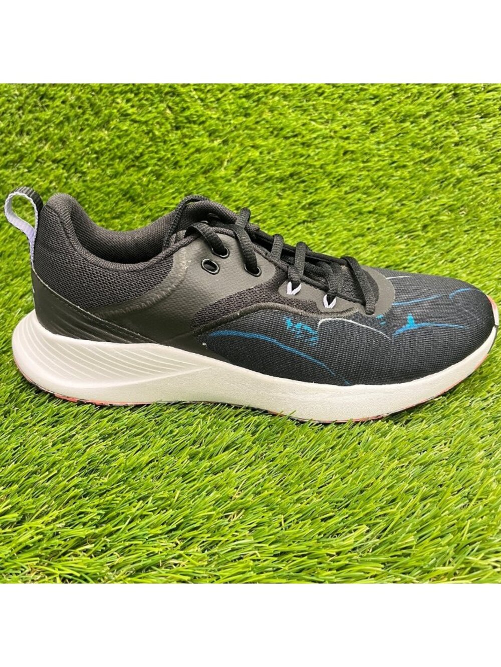 Under Armour Charged Breathe TR 3 PR Womens Size 9 Black Running Shoes Sneakers